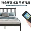 Cama moderna minimalista con estructura de hierro, cama doble reforzada de 1,8 m, cama de hierro forjado estilo nórdico, cama de hierro plegable, cama individual de 1 m