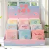 Ramo Creativo en Forma de Abanico Chino Pequeña Tarjeta de Felicitación Abanico Marcapáginas Tarjeta Inspiracional Día del Maestro Colgante Pintura China Regalo para Estudiante