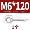 Tornillos de Ojal de Acero Inoxidable 304 con Ganchos de Anilla, Tornillos de Ojal Auto-Perforantes Auto-Roscantes, Tornillos para Madera de Audio