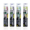 Cepillo de dientes de cerdas para hombre con forma de ola para adultos, cabeza grande para el hogar, cerdas medias, empaque individual