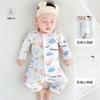 Ropa para Bebé para Gatear Ropa para Aire Acondicionado Mameluco de Manga Larga para Bebé Verano Pijama Delgado Recién Nacido para Niño y Niña Algodón Puro Ropa Harper