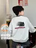 Panda Yuanyuan Roupas de Inverno Infantis Macacão de Veludo Quente Camiseta Interna Moletom de Veludo Gola Redonda Infantil Outono e Inverno 2025