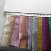 Tecido Veludo Catiônico Dupla Face Escovado Chenille Cor Dupla Elástico Material para Sofá Sapato Chapéu Tecido para Roupa