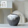 Jingdezhen Estilo Chino Nuevo Cerámica Florero Adornos Sala de Estar Entrada Arreglo Floral Adornos Utensilios para Flores Macetas de Gres Retro Macetas