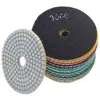 Yiguang Disco de Diamante para Pulido con Agua de 4 pulgadas Disco de Lijado de Piedra Hoja de Lijado Suave Mármol Granito Hoja de Pulido 10CM