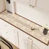 Alfombrilla de entrada de lujo ligero y de alta gama, alfombrilla protectora para encimera de mueble de comedor, zapatero, mueble de vino anti-suciedad, mueble de TV