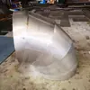 Cotovelo de Tubo Espiral de Grande Diâmetro Soldado por Topo Aço Inoxidável 304 Cotovelo de Tubo Fabricante de Conexões Industriais Atacado