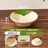 Cuenco de Melamina para Condimentos, Cuenco Pequeño, Plato para Dips, Plato Japonés Dividido para Platos Fríos, Plato para Acompañamientos de Sushi, Plato Comercial para Mostaza y Salsa de Soja