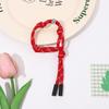 Nuevo Miumiu Miu Mismo Estilo Cuerda Trenzada Personalidad Creativa Cuerda de Muñeca Ajustable Accesorios Llavero Cordón