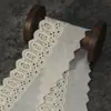 1017189 Duolong algodón bordado a máquina encaje tela DIY accesorios de ropa venta al por mayor ancho 5.3