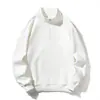 Chamarra de Medio Cierre 2025 Otoño Cuello Alto Sudadera Pulóver para Hombre Corte Holgado Ropa para Hombre en Stock Sudadera con Forro de Felpa para Hombre