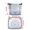 Bomba de lubricante eléctrica totalmente automática Tanque de aceite Caja de aceite Olla de aceite transparente Contenedor de plástico Carcasa Base inferior Caja contenedora 4L