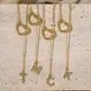 Amazon Transfronterizo Nuevo Diseño Collar con Colgante de Corazón 26 Letras Colgante de Circonita Collar Joyería de Moda Regalo Femenino