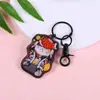 Chaveiro de Acrílico Padrão Personalizado Pingente para Mochila Escolar Casal Presente Criativo Gato da Sorte Pingente para Chaveiro de Carro
