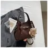 Bolsa de Cesta Estilo Cesta Transfronteiriça para Mulheres, Nova Bolsa Versátil para Ombro e Transversal 2026, Bolsa de Mão de Nicho para Mulheres