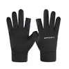 Luvas Masculinas de Outono e Inverno com Forro de Lã, Quentes, Compatíveis com Tela Sensível ao Toque, Antiderrapantes, à Prova de Vento, Impermeáveis, Luvas Esportivas de Ciclismo Outdoor Femininas, Proteção contra Frio Transfronteiriça