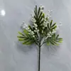 Flores de Felpa Simuladas de Acacia de Venta Caliente Transfronteriza, Flores Artificiales, Adornos de Decoración para el Hogar y Bodas, Flores Simuladas de Alta Gama al por Mayor