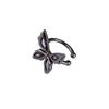 Pendientes de clip con forma de mariposa negra, diseño de nicho, exquisitos pendientes Mori de alta calidad, estilo retro, modernos, fríos y oscuros.