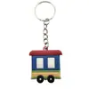 Llavero Temático de Tren Creativo Personalizado Accesorio para Llavero de Mochila PVC Portátil Pequeño Colgante Fabricante