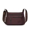 2026 Nueva Bolsa Cruzada de Gran Capacidad para Mujer, Bolso de Hombro de Tela de Nylon de Moda para Viaje, Bolso Multicapa Ligero y Texturizado para Mujer