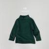 Camiseta Básica Suave Vintage para Niños de Cuello Medio Alto Otoño e Invierno Estilo Coreano Manga Larga Top Térmico para Niños y Niñas