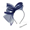 Accesorios de Flor para el Cabello de Novia, Accesorios para el Cabello de Novia, Sombrero de Copa, Tocado de Malla Vintage para Actuación, Club de Carreras de Caballos Europeo y Americano de Amazon Transfronterizo