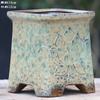 Vaso de cerâmica carnudo, planta de cerâmica, cerâmica retrô, areia roxa, atacado, simples, criativo, grande, pequeno, vaso de cerâmica, especial, desktop
