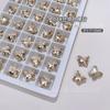 Nido de Pájaro Mariposa Diamante Joyería para Uñas Super Flash Cristal K9 Color Multi-corte Diamante Señalado Usar Pila de Diamantes para Uñas