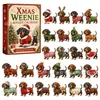 Transfronterizo 2026 Perro Husky Animal Caja Sorpresa Adorno para Árbol de Navidad Calendario de Adviento Adorno de Caja Sorpresa