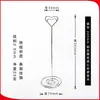 Venta transfronteriza tres clips para asiento de boda de 22 cm clip para nota de amor clip para tarjeta de mesa de menú