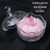 Tigela de vidro de pedra bruta de cristal natural, tigela desmagnetizadora, caixa de armazenamento de joias de cristal, pedra difusora, ornamento de armazenamento de pedra para aromaterapia