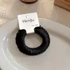 Goma para el pelo plisada de alta elasticidad estilo coreano para mujer, simple, suave y delicada con el cabello, elegante banda para el pelo