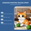 Spray Sellador para Pintura de Diamantes Jue Fish Uso Diario para Sellado de Pintura de Diamantes Spray Limpiador Hecho a Mano