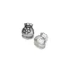 Plata Pura 999 Carácter de la Fortuna de Plata 3D Estilo Chino Bolsa de Dinero Cuentas Espaciadoras 9mm Pulsera Vintage Cuentas Sueltas Material de Cuerda Trenzada Accesorios S0954