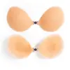 Pasties de Silicona Sólida con Hebilla Magnética en Forma de M y Hebilla Redonda para Vestidos de Escote Profundo, Invisibles, Súper Fuertes, para Reunir y Levantar