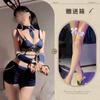 Vida Noturna Coelho da Meia-Noite Policial Policial Capitã de Polícia Entrepernas Abertas Não Precisa Tirar Roupa Íntima Desejo Puro Sexy Uniforme Terno Lingerie Sexy