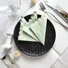 Fabricante: Servilletas de Color Sólido Teñidas con Encaje y Bordes Ondulados de Colores para Fiestas de Cóctel, Amazon Transfronterizo