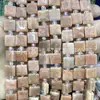 10mm Ágata de Cristal Jade Quadrado Feito à Mão com Contas Quadrado Plano Peça Cortada Acessórios para Joias Contas Soltas Atacado