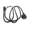 Cable de alimentación estándar nacional de tres núcleos y tres clavijas, cable de cola de 1.5 m, cable de enchufe para computadora servidor de tres clavijas