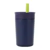 Caneca de Café Estilo Owala Amazon Transfronteiriça 12oz Copo com Canudo Termo de Aço Inoxidável 304 Mini Portátil