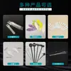 Cuchara-pajita desechable cuchara dosificadora cuchara doméstica cuchara para líquidos cuchara dosificadora cuchara para alimentar con medicina dosificación fácil lista para usar lista para desechar