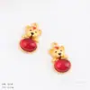 2021 nuevo aleación gota de aceite diamante Tigre accesorios diy rojo zodiaco Tigre collar pulsera accesorios para tocado lote