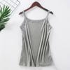 Camisola Sexy de Renda para Mulheres, Camada Base de Verão, Regata Ribana de Modal Plus Size, Venda Direta do Fabricante, Design sem Costas