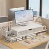 Armazenamento e Organização para Sala de Estudo Suporte de Resfriamento para Computador Suporte de Mesa Extraível para Computador de Escritório Suporte de Elevação para Computador