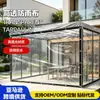 Tela transparente impermeable para balcones transfronterizos, cubierta de lluvia translúcida, tela impermeable, tela para toldo exterior, cubierta de lluvia floral