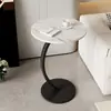 Mesa Lateral de Sofá Cor Creme, Mesa de Canto Irregular da Moda, Pequena Mesa de Centro de Luxo Leve, Mesa Pequena Móvel Nórdica Moderna Minimalista