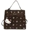 Mochila de Gamuza Otoño Gato 2026 Bolsa Escolar para Mujer Viajes Diarios Gran Capacidad Superficie Suave Doble Correa de Hombro Estampado Popular Estilo Nuevo