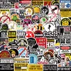 100 Cascos de Seguridad Transfronterizos Creativos Pegatinas de Grafiti Decoración de Cuaderno DIY Pegatinas para Guitarra Equipaje Cuaderno
