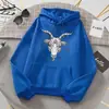 Sudadera con Estampado Gótico Misterioso Satánico de Estrella de Cinco Puntas para Mujer, Sudadera Casual de Invierno Hip-Hop Streetwear Ancha
