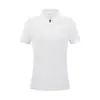 Camisa Polo de Verano para Mujer que Ceñe la Cintura, de Secado Rápido, para Deportes al Aire Libre, con Tapeta de Cremallera y Cuello de Solapa, Personalizable con Impresión de Logo